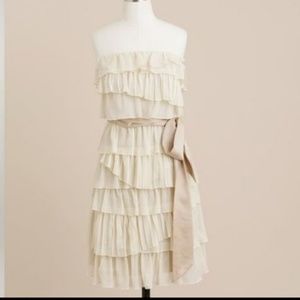 J.Crew crinkle cascade dress